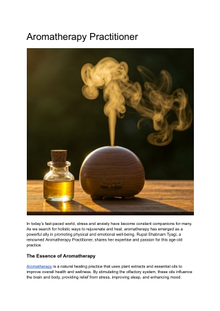 Aromatherapy Practitioner (1)