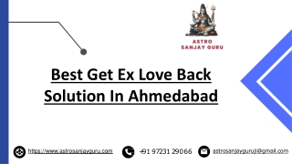 Best Get Ex Love Back Solution In Ahmedabad