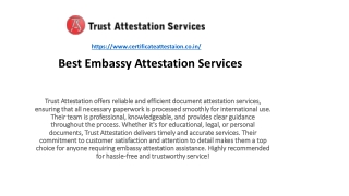 trust attestation offers reliable and efficient