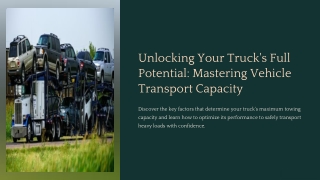unlocking your truck s full potential mastering
