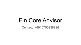 fin core advisor