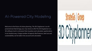 ai powered city modeling
