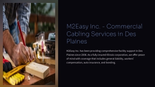 m2easy inc commercial cabling services