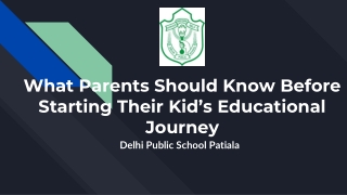 What Parents Should Know Before Starting Their Kid’s Educational Journey