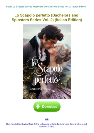 Books Lo Scapolo perfetto (Bachelors and Spinsters Series Vol. 2) (Italian Edition)