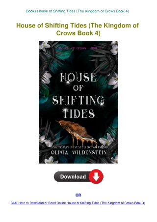 Books House of Shifting Tides (The Kingdom of Crows Book 4)