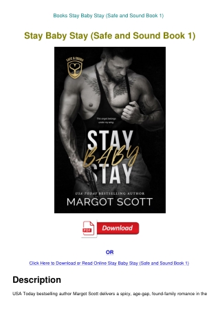 Books Stay Baby Stay (Safe and Sound Book 1)