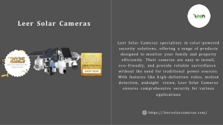 leer solar cameras