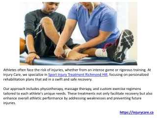 Effective Back Pain-Car Accident-Sport Injury Treatments for Common Injuries.PPT