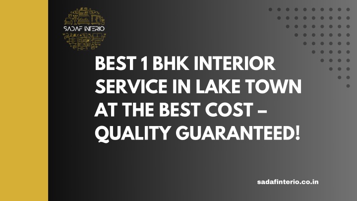 best 1 bhk interior service in lake town