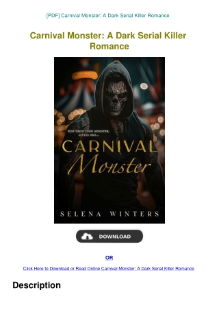 [PDF] Carnival Monster A Dark Serial Killer Romance