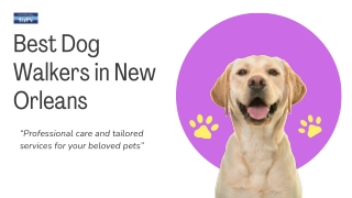 Best Dog Walkers in New Orleans