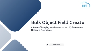 BOFC - A Game Changing tool to simplify Salesforce Metadata Operations