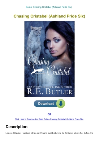 Books Chasing Cristabel (Ashland Pride Six)