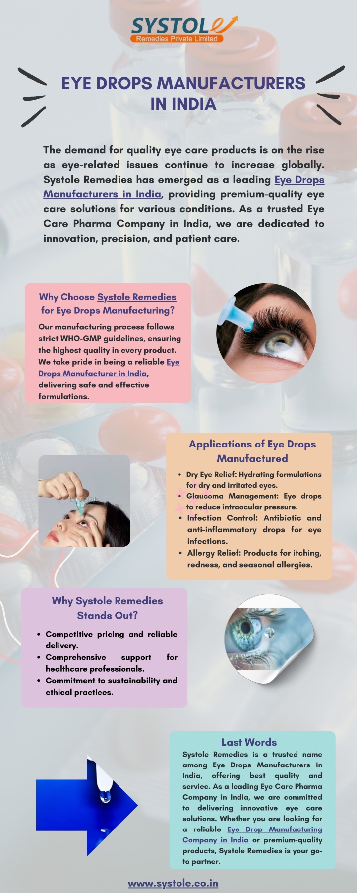 eye drops manufacturers in india