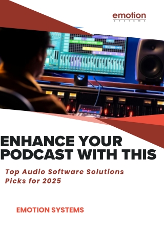Enhance Your Podcast with This Top Audio Software Solutions Picks for 2025
