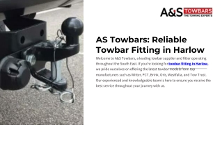 Towbar Fitting Harlow