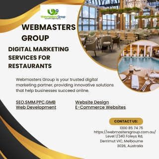 webmasters group digital marketing services