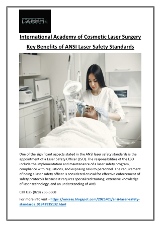 international academy of cosmetic laser surgery