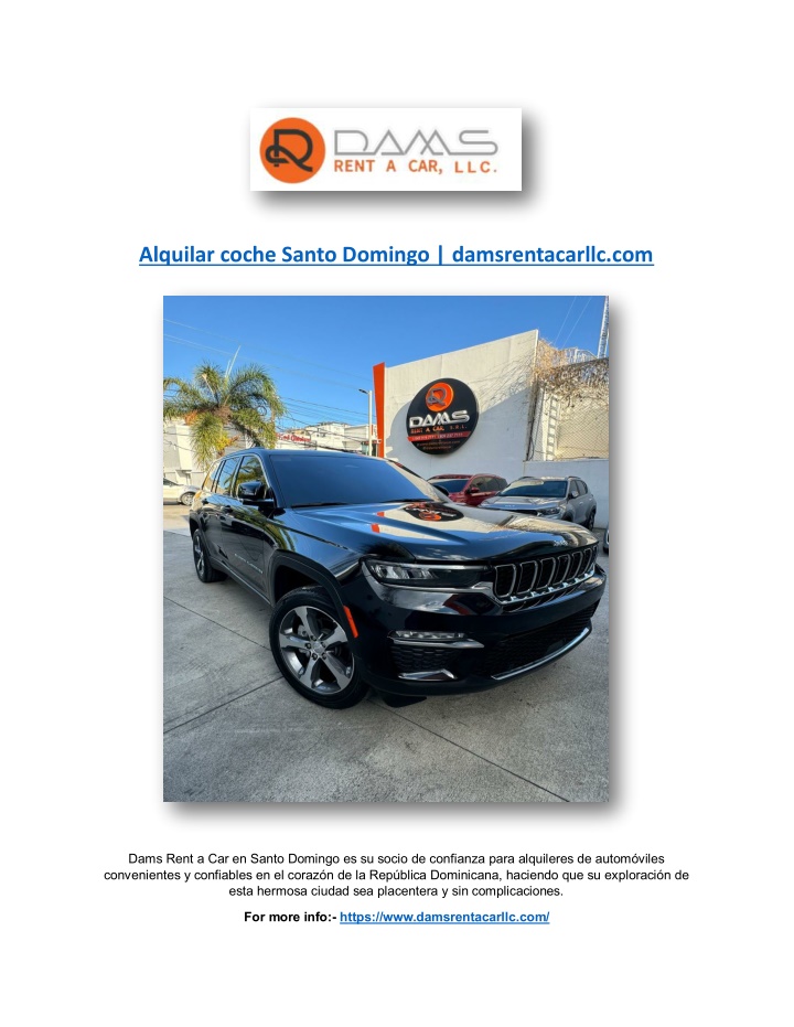 alquilar coche santo domingo damsrentacarllc com