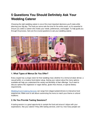 5 questions you should definitely ask your