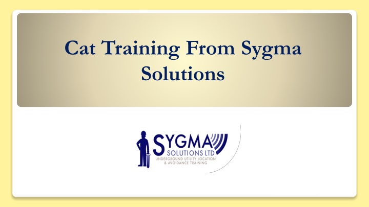 cat training from sygma solutions