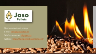 Koop hoogwaardige pelletkorrels bij Jaso Pellets