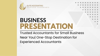 business presentation trusted accountants