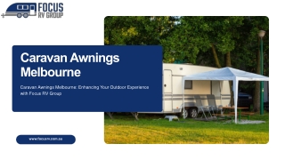 Caravan Awnings Melbourne