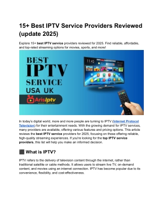 15 best iptv service providers reviewed update