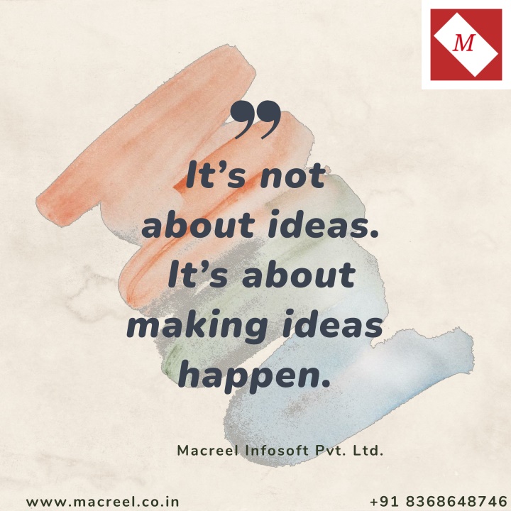 it s not about ideas it s about making ideas