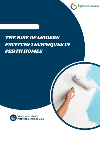 The Rise of Modern Painting Techniques in Perth Homes