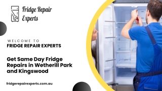 Get Same Day Fridge Repairs in Wetherill Park and Kingswood