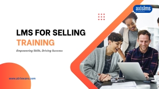 LMS for Selling Training