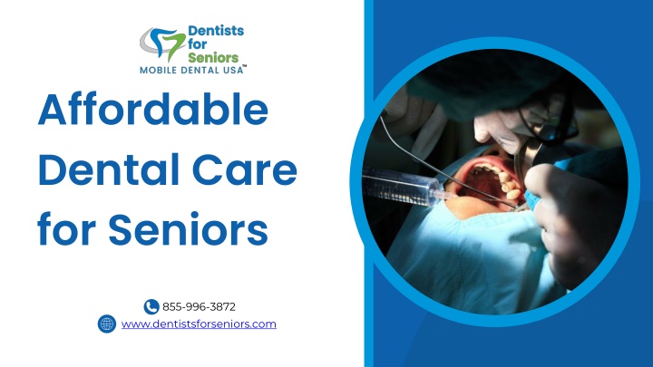 affordable dental care for seniors