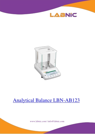 Analytical Balance LBN-AB123