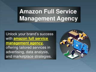 Amazon Full Service Management Agency