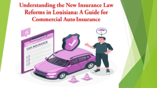 A Guide for Commercial Auto Insurance