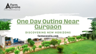 One Day Outing Near Gurgaon - Farm Aravalia