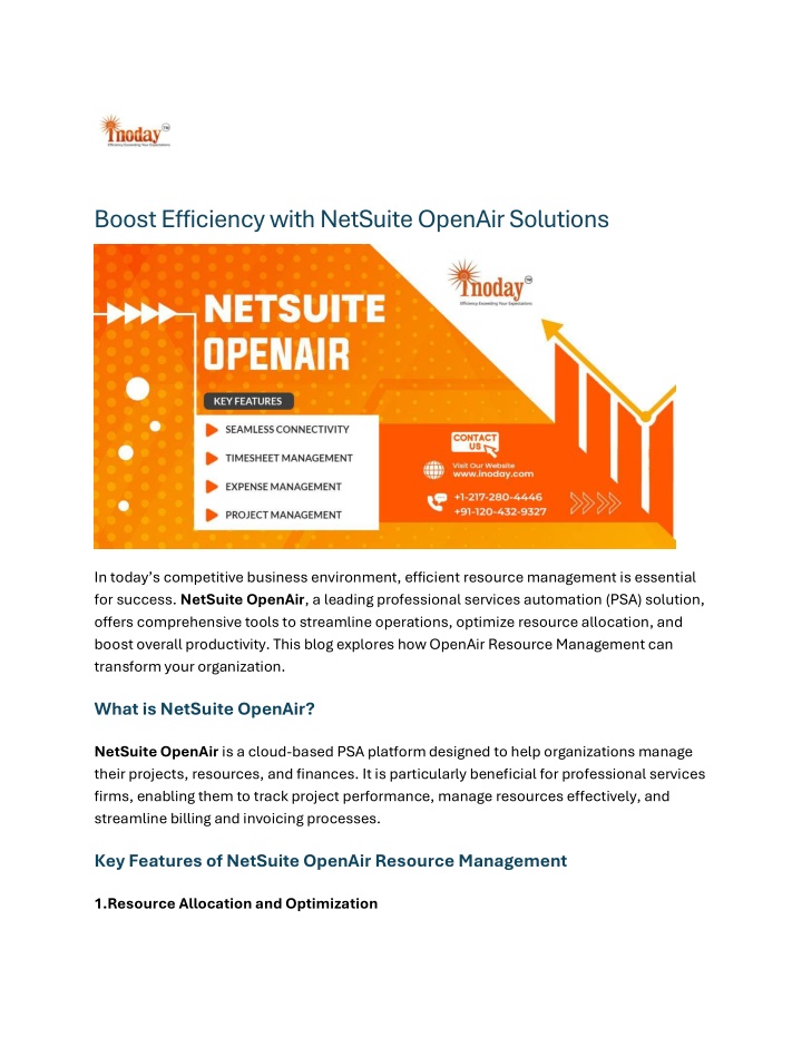 boost efficiency with netsuite openair solutions