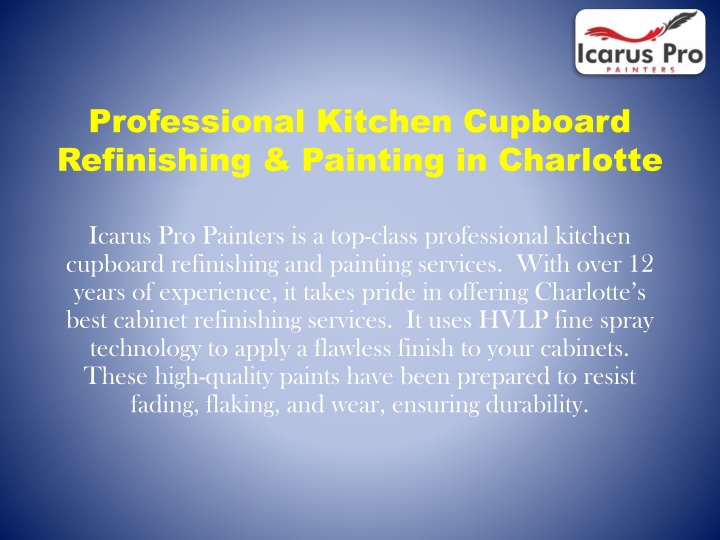 professional kitchen cupboard refinishing painting in charlotte