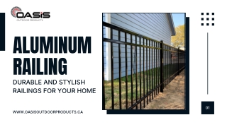 Aluminum Railing: Durable, Stylish Railings for Canada