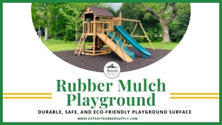 Rubber Mulch Playground: Weather-Resistant and Long-Lasting Mulch for Your Yard