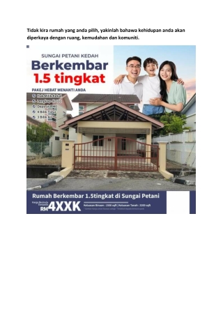 Tidak kira rumah yang anda pilih