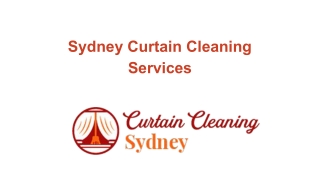 Sydney Curtain Cleaning Services | Curtain Cleaning Sydney