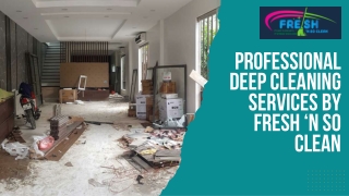 professional deep cleaning services by fresh