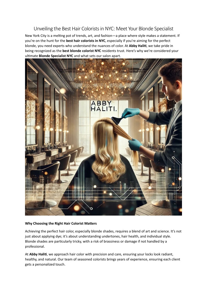 unveiling the best hair colorists in nyc meet