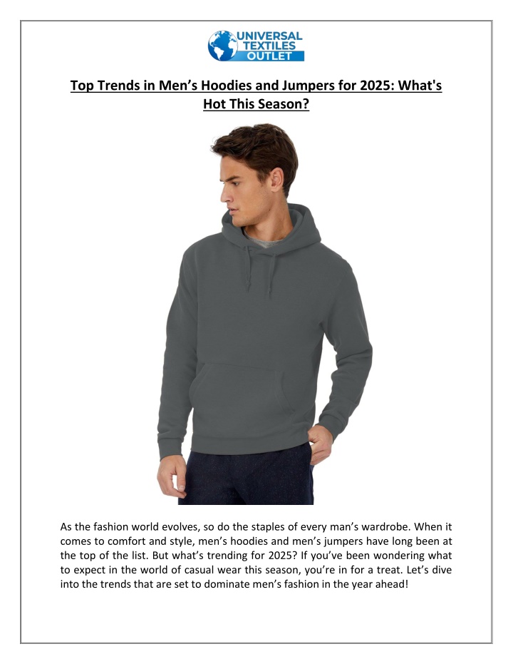 top trends in men s hoodies and jumpers for 2025