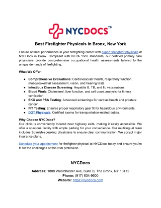 Best_Firefighter_Physicals_in_Bronx_New_York