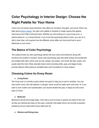 Blog Color Psychology in Interior Design_ Choose the Right Palette for Your Home (1)